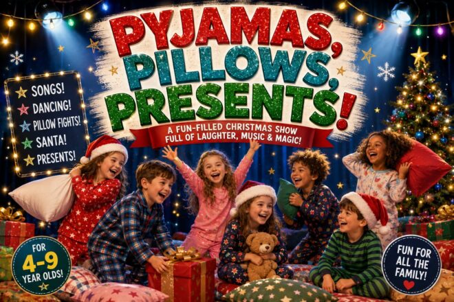 Pyjamas, Pillows, Presents