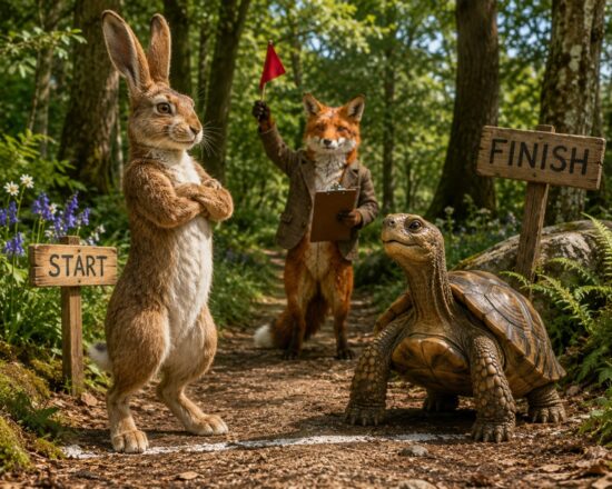 The Hare And The Tortoise