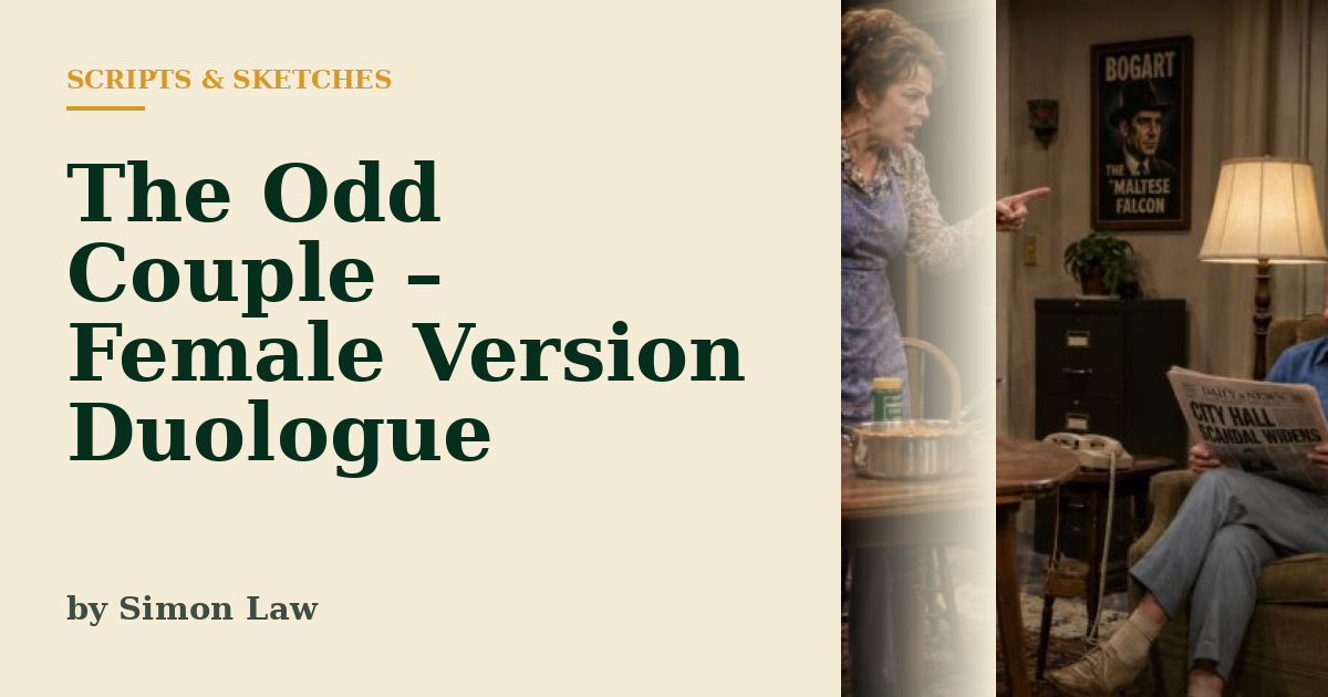 The Odd Couple - Comedy Duologue